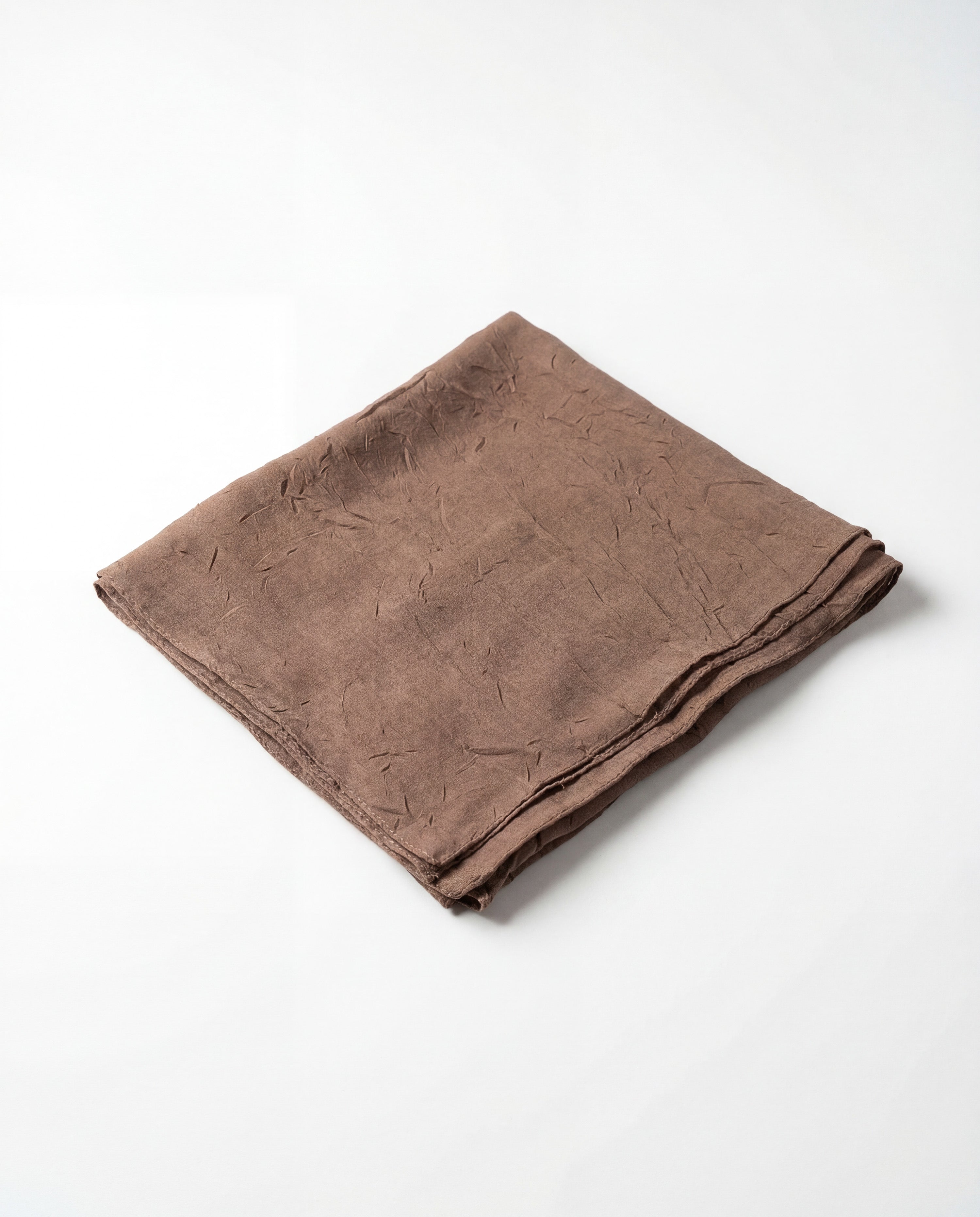 Bambu Kraş Eşarp Kahverengi