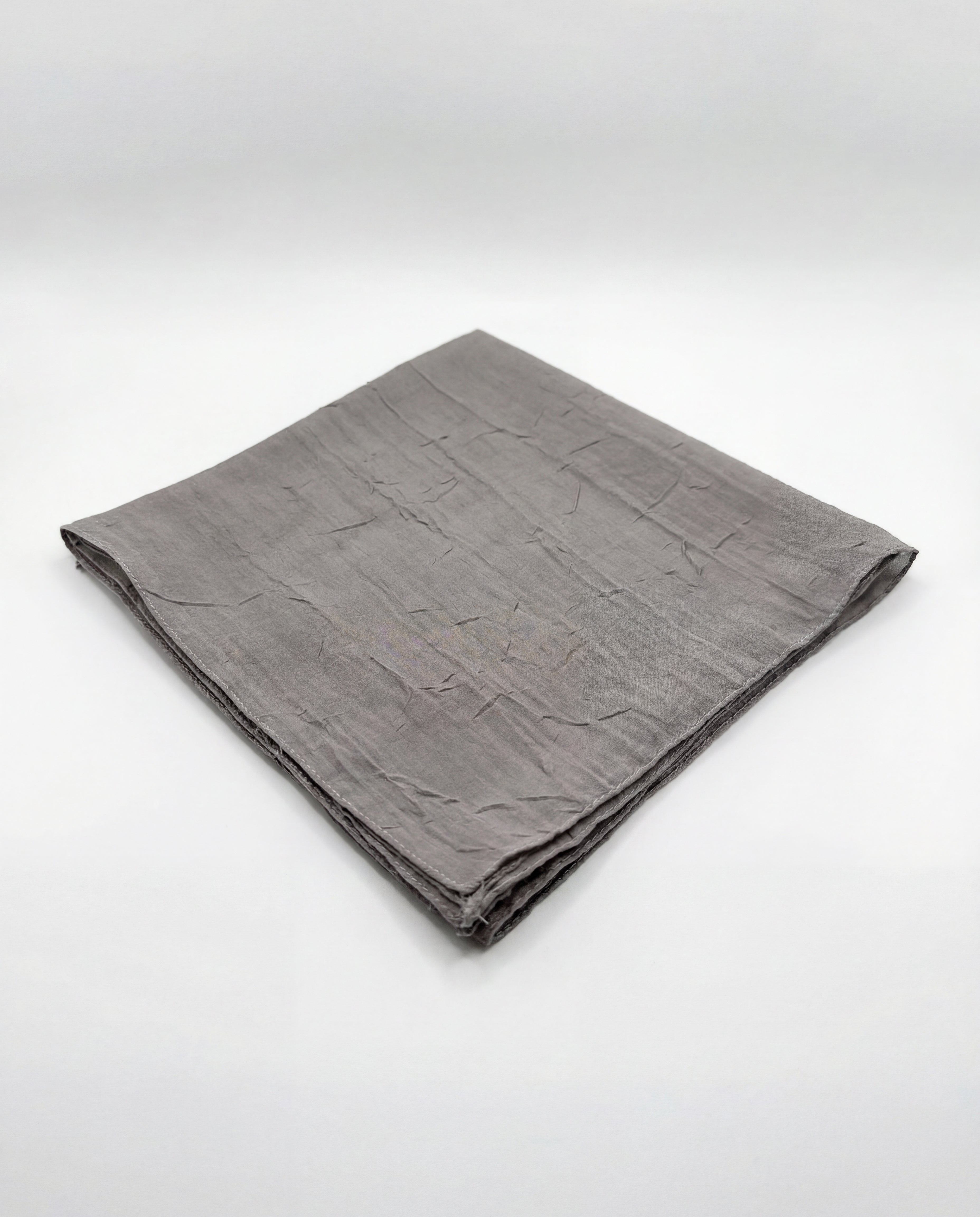 Bambu Kraş Eşarp Koyu Gri