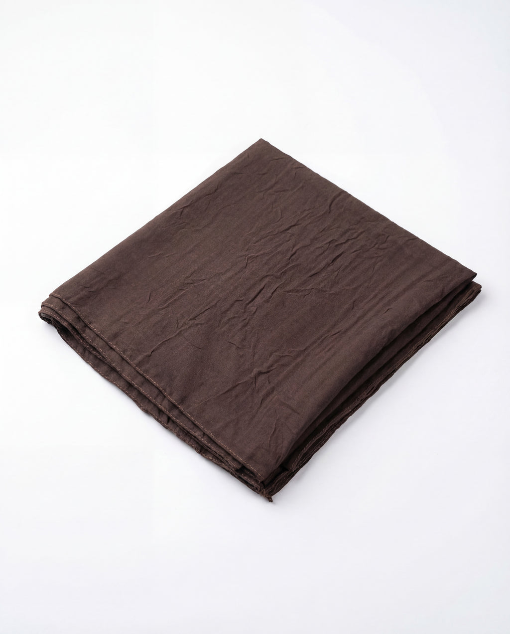 Bambu Kraş Eşarp Koyu Kahverengi