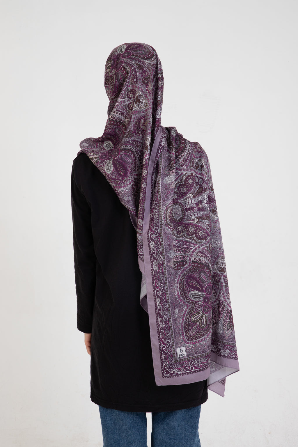 Etnik Etro “Tula” Desenli İpeksi Soft Şal Pembe