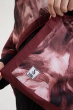 “Rosa” Gül Desenli İpeksi Soft Şal Bordo - Görsel 3