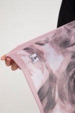 “Rosa” Gül Desenli İpeksi Soft Şal Pembe - Görsel 3